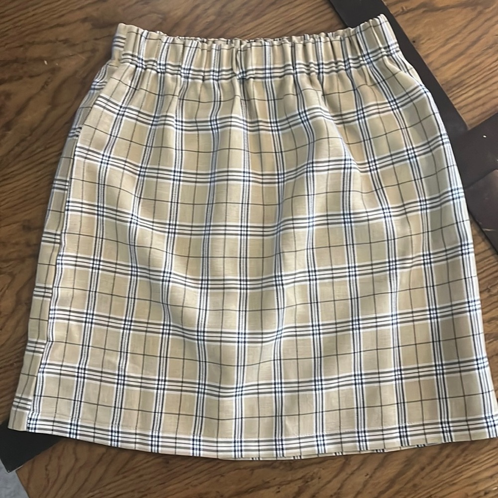 Plaid Skirt NWT